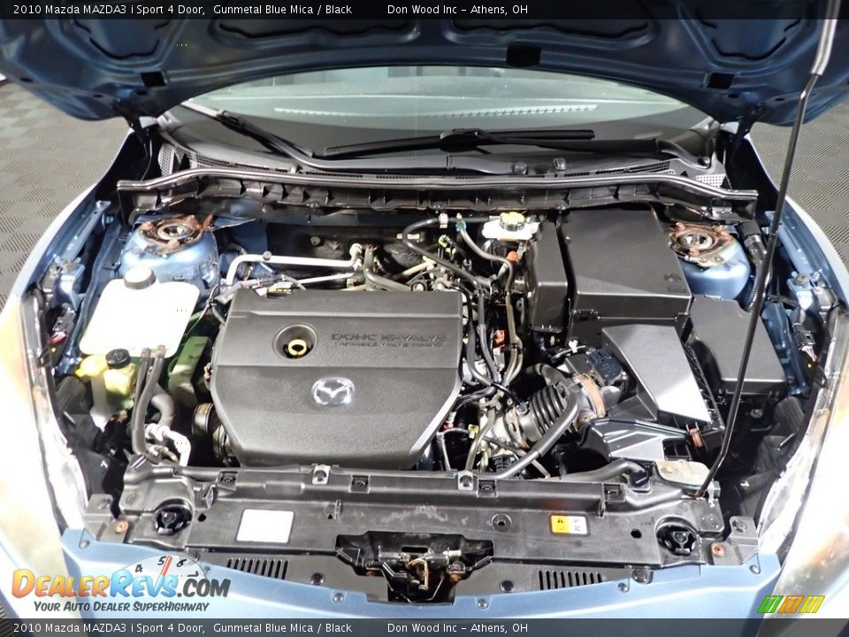 2010 Mazda MAZDA3 i Sport 4 Door Gunmetal Blue Mica / Black Photo #6