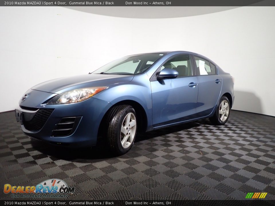 2010 Mazda MAZDA3 i Sport 4 Door Gunmetal Blue Mica / Black Photo #8