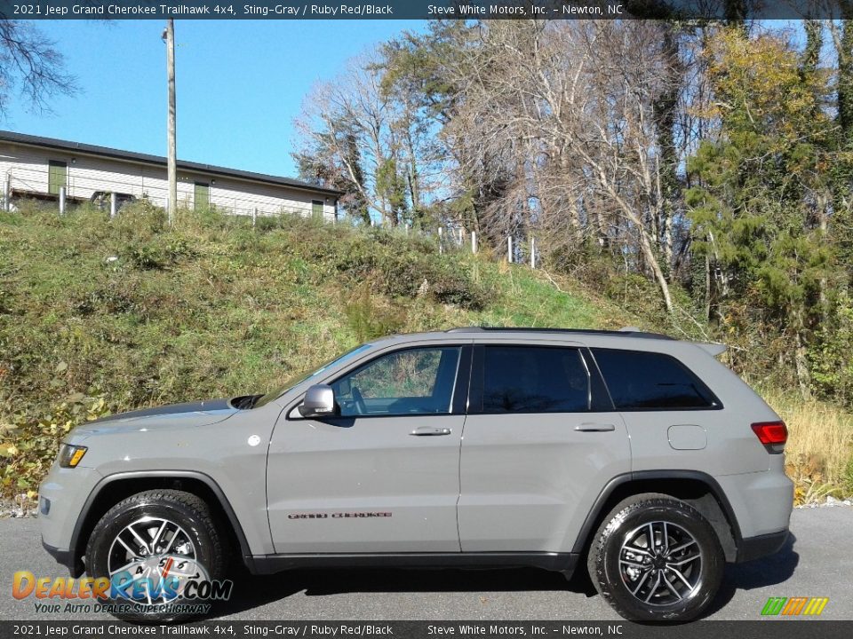 2021 Jeep Grand Cherokee Trailhawk 4x4 Sting-Gray / Ruby Red/Black Photo #1