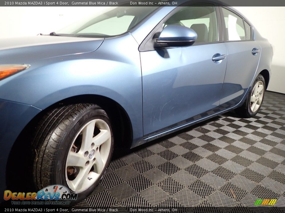 2010 Mazda MAZDA3 i Sport 4 Door Gunmetal Blue Mica / Black Photo #9