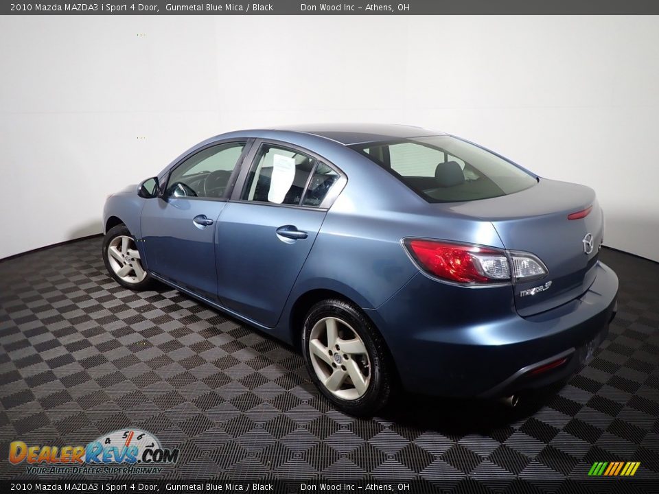 2010 Mazda MAZDA3 i Sport 4 Door Gunmetal Blue Mica / Black Photo #10