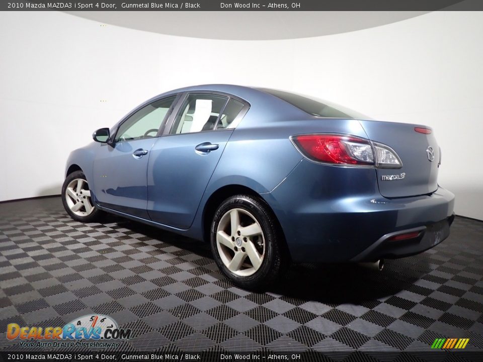 2010 Mazda MAZDA3 i Sport 4 Door Gunmetal Blue Mica / Black Photo #11