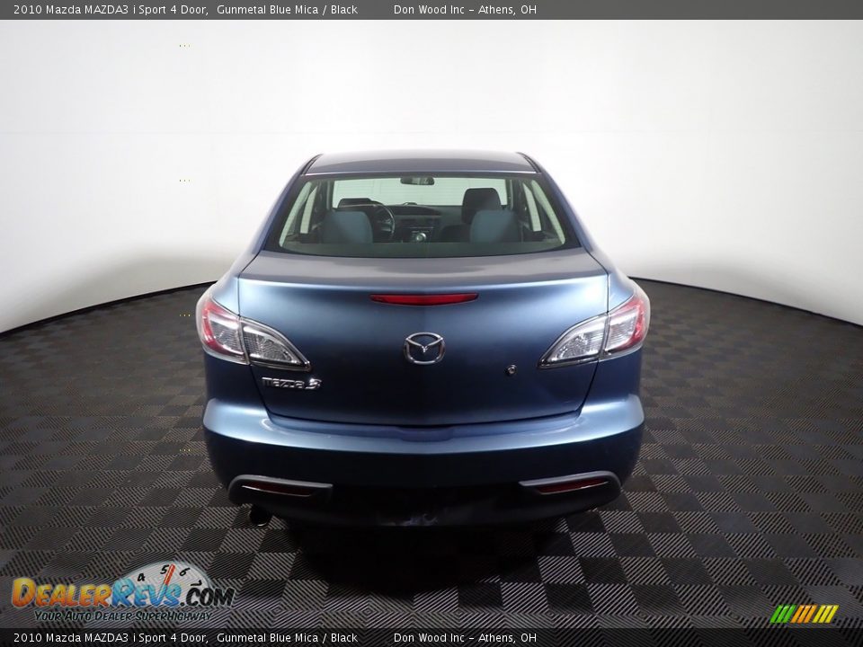 2010 Mazda MAZDA3 i Sport 4 Door Gunmetal Blue Mica / Black Photo #12