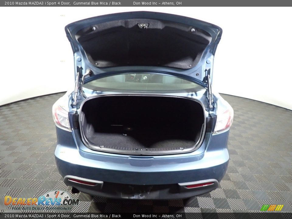 2010 Mazda MAZDA3 i Sport 4 Door Gunmetal Blue Mica / Black Photo #13