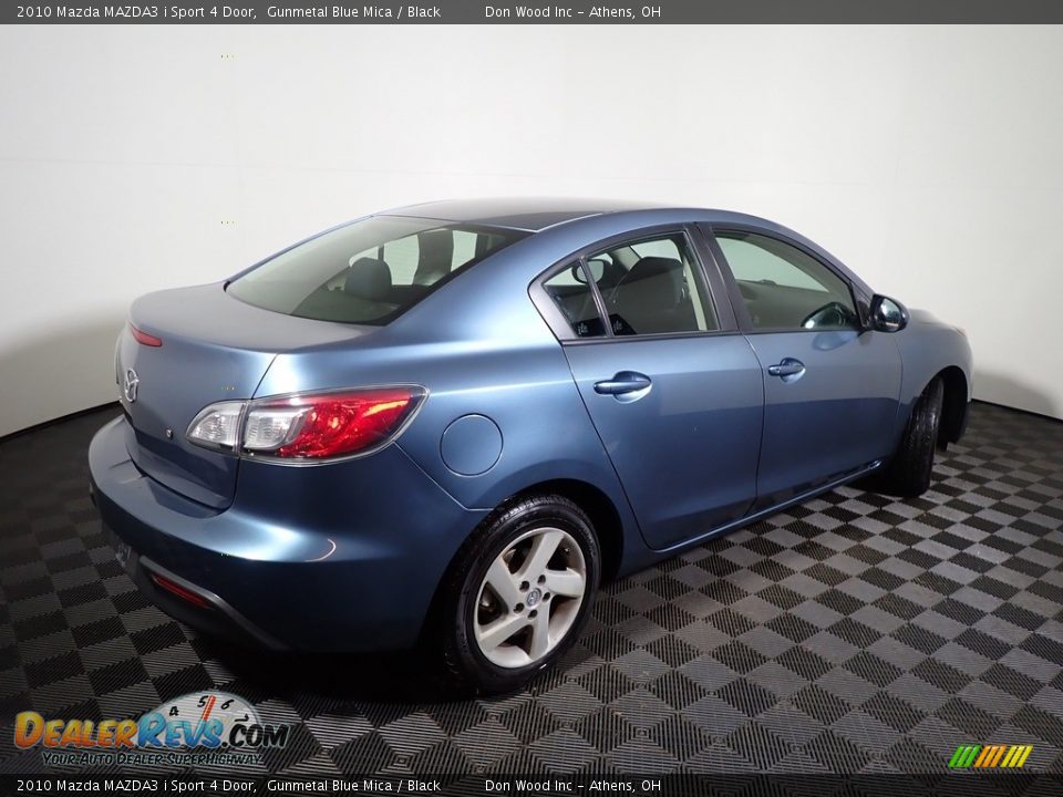 2010 Mazda MAZDA3 i Sport 4 Door Gunmetal Blue Mica / Black Photo #15