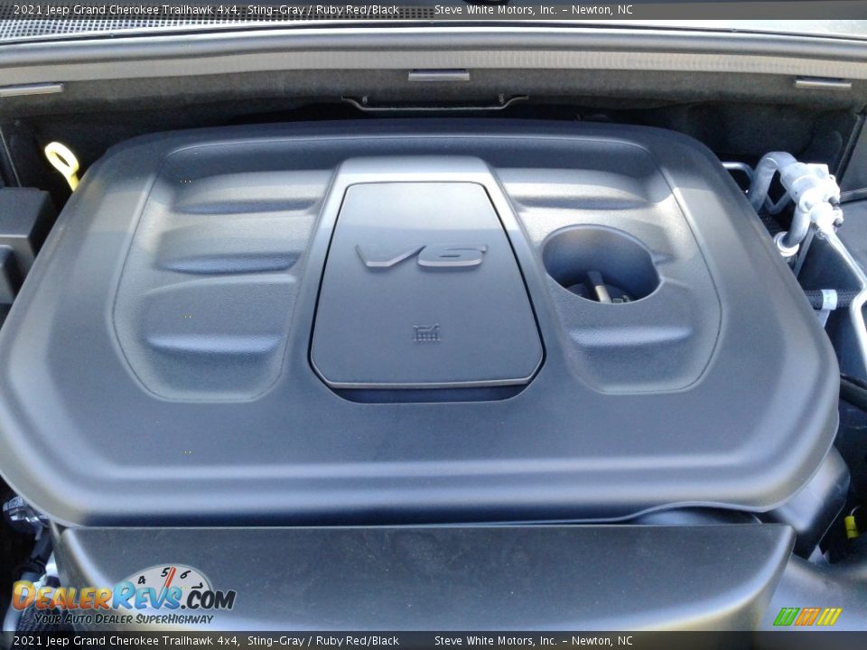 2021 Jeep Grand Cherokee Trailhawk 4x4 Sting-Gray / Ruby Red/Black Photo #9