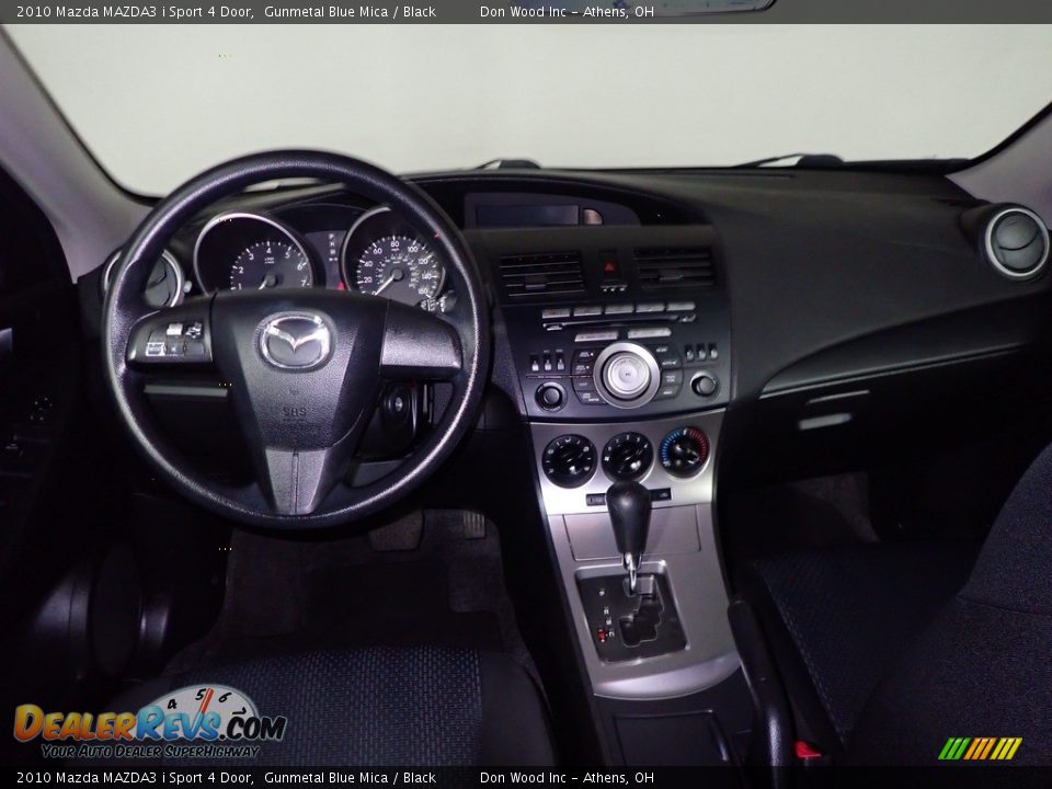 2010 Mazda MAZDA3 i Sport 4 Door Gunmetal Blue Mica / Black Photo #23