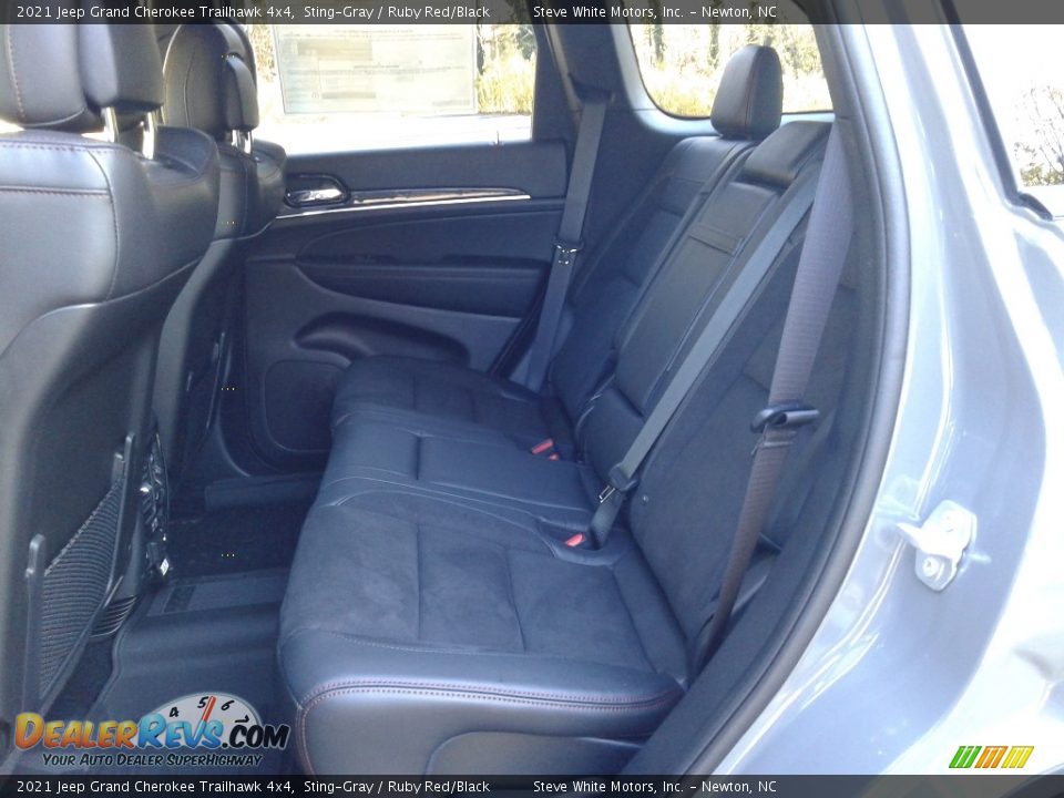 Rear Seat of 2021 Jeep Grand Cherokee Trailhawk 4x4 Photo #13
