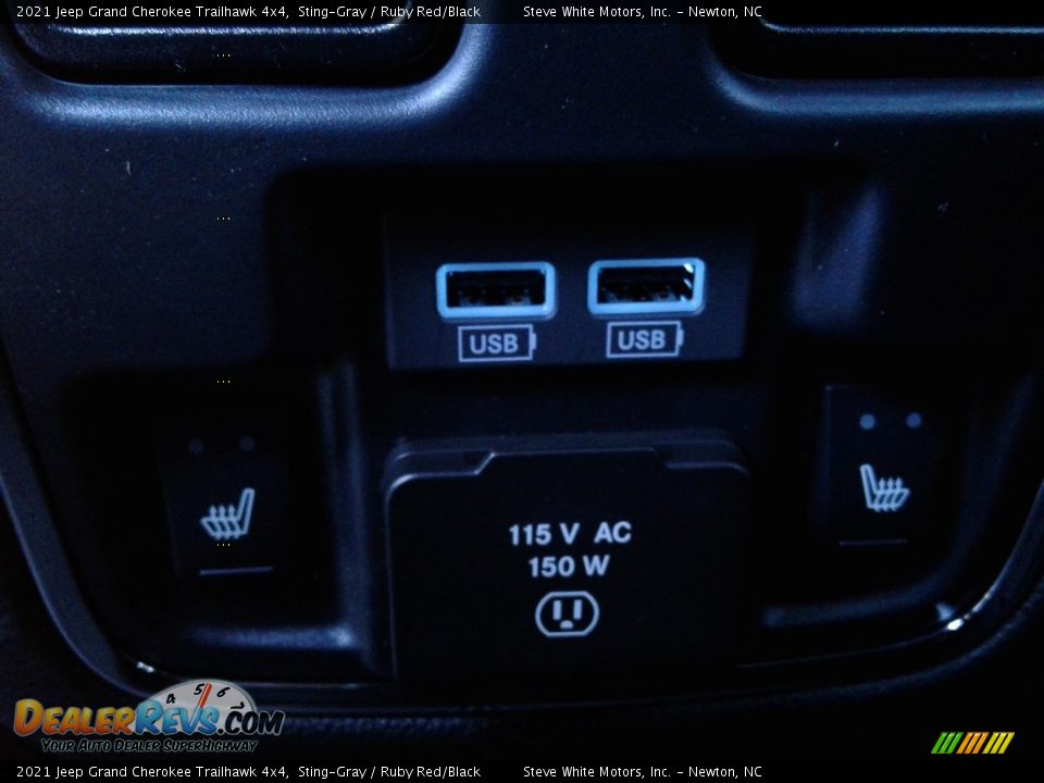 2021 Jeep Grand Cherokee Trailhawk 4x4 Sting-Gray / Ruby Red/Black Photo #14