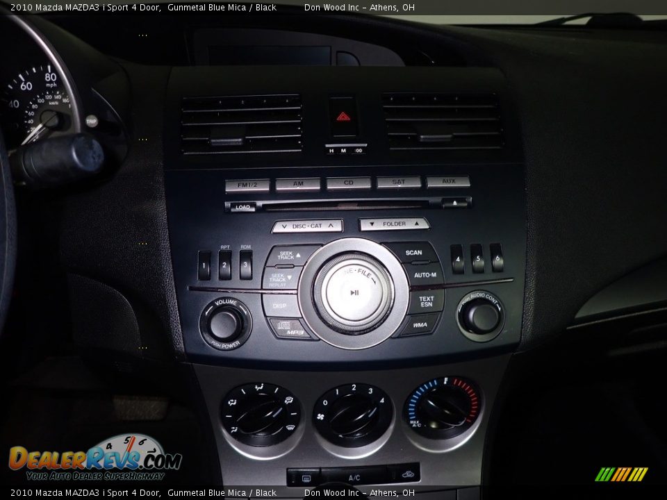 2010 Mazda MAZDA3 i Sport 4 Door Gunmetal Blue Mica / Black Photo #26