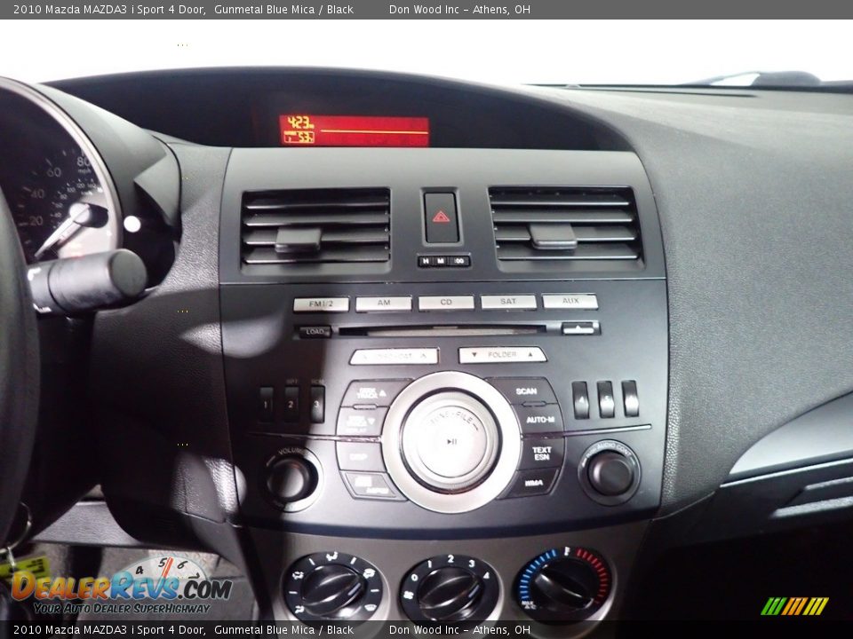 2010 Mazda MAZDA3 i Sport 4 Door Gunmetal Blue Mica / Black Photo #27