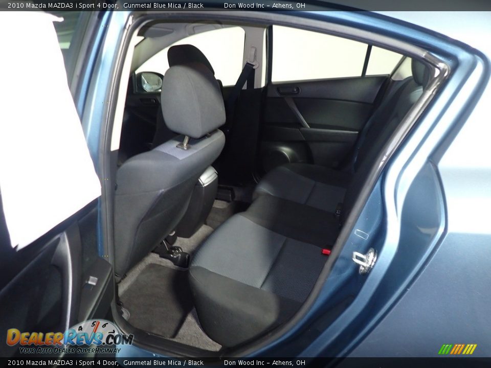 2010 Mazda MAZDA3 i Sport 4 Door Gunmetal Blue Mica / Black Photo #30