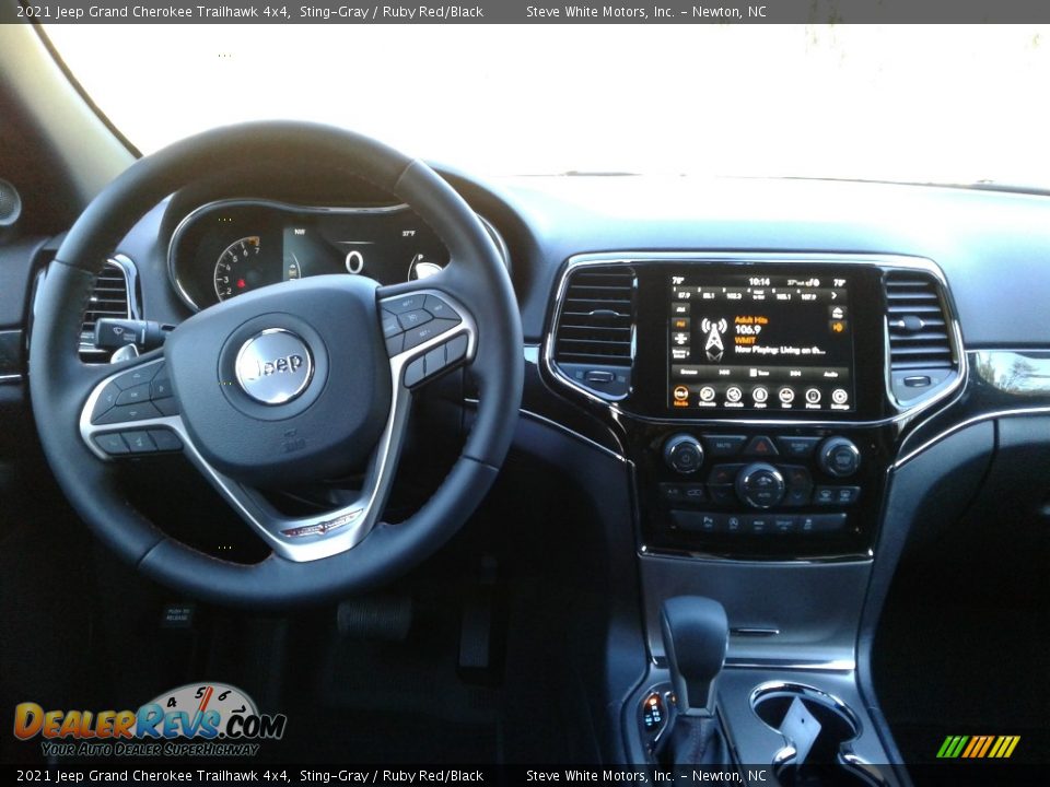 2021 Jeep Grand Cherokee Trailhawk 4x4 Sting-Gray / Ruby Red/Black Photo #19