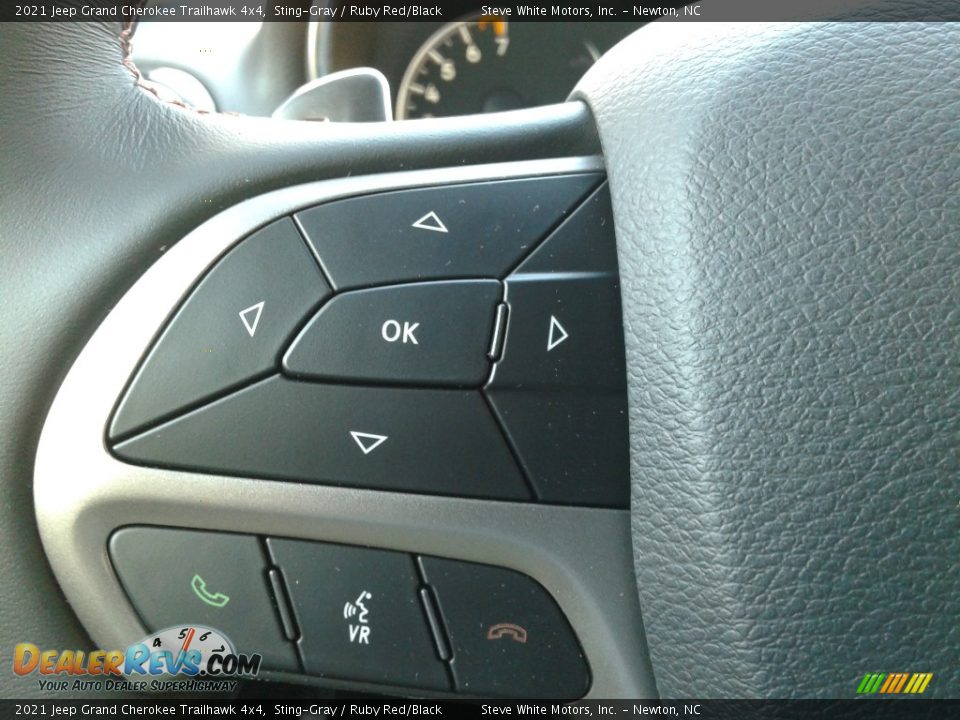 2021 Jeep Grand Cherokee Trailhawk 4x4 Steering Wheel Photo #20