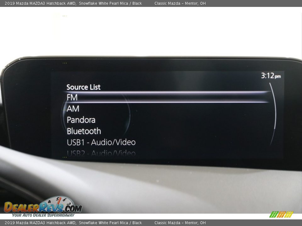 2019 Mazda MAZDA3 Hatchback AWD Snowflake White Pearl Mica / Black Photo #10