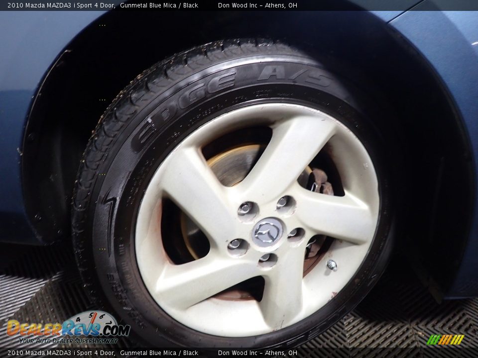2010 Mazda MAZDA3 i Sport 4 Door Gunmetal Blue Mica / Black Photo #36