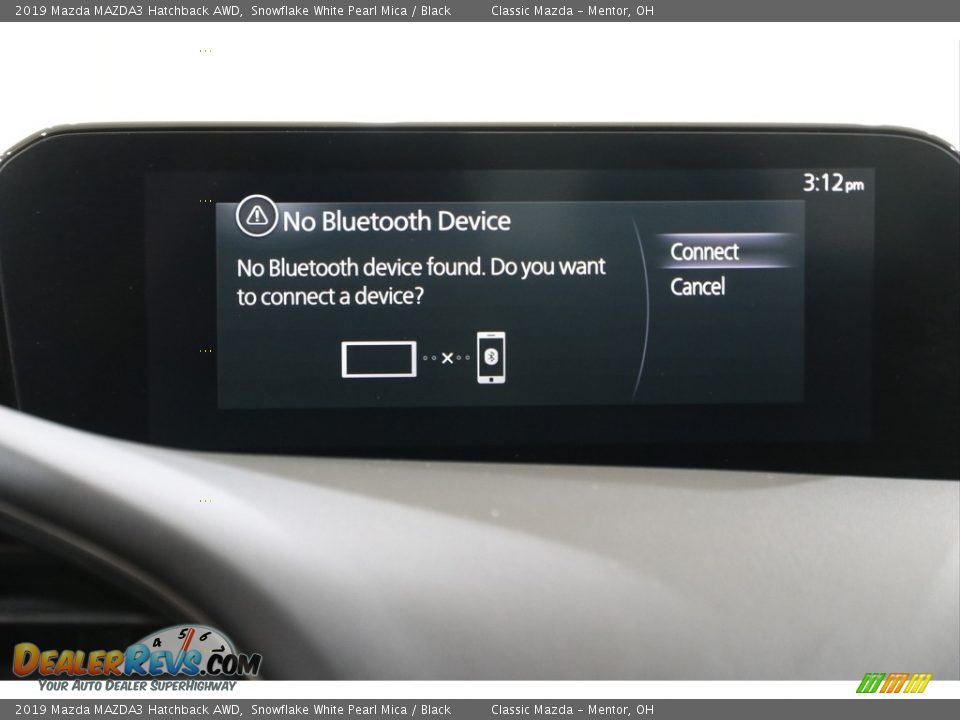 2019 Mazda MAZDA3 Hatchback AWD Snowflake White Pearl Mica / Black Photo #11