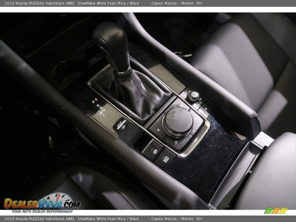 2019 Mazda MAZDA3 Hatchback AWD Snowflake White Pearl Mica / Black Photo #12