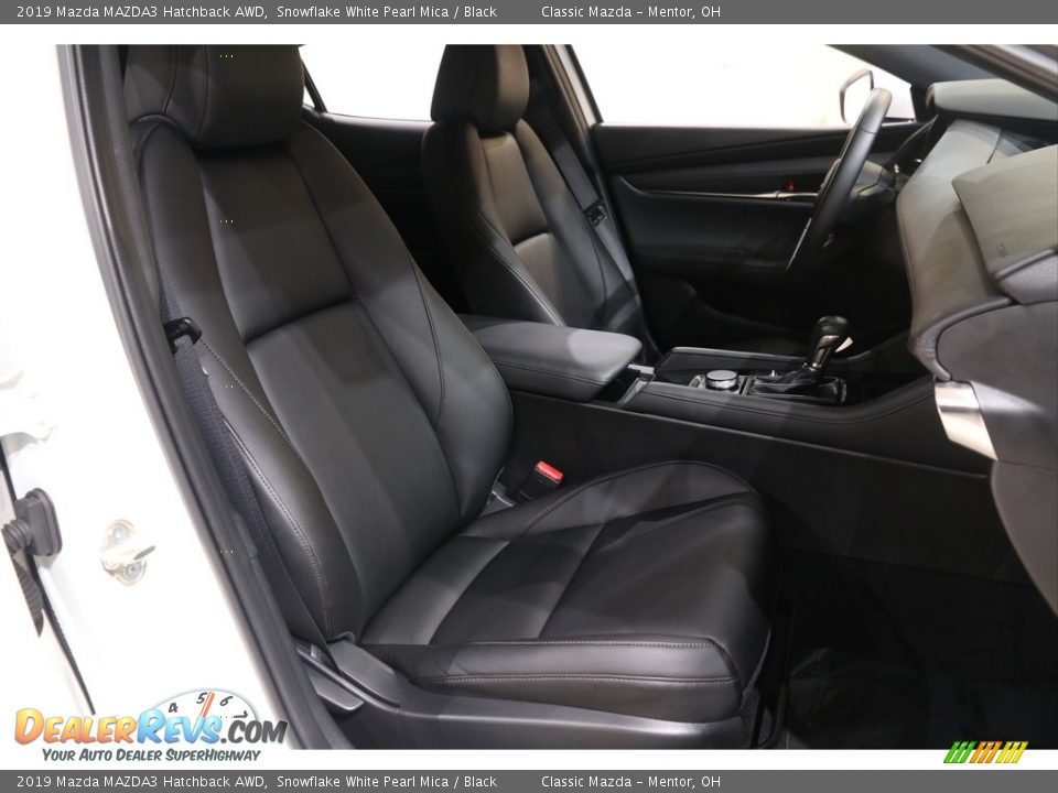 2019 Mazda MAZDA3 Hatchback AWD Snowflake White Pearl Mica / Black Photo #13