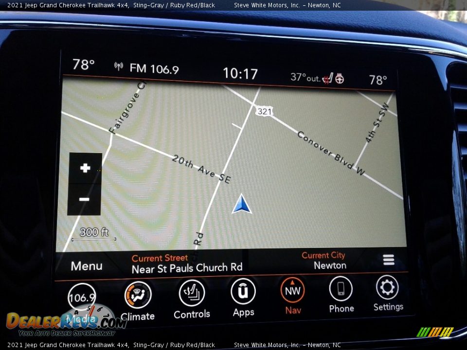 2021 Jeep Grand Cherokee Trailhawk 4x4 Sting-Gray / Ruby Red/Black Photo #25