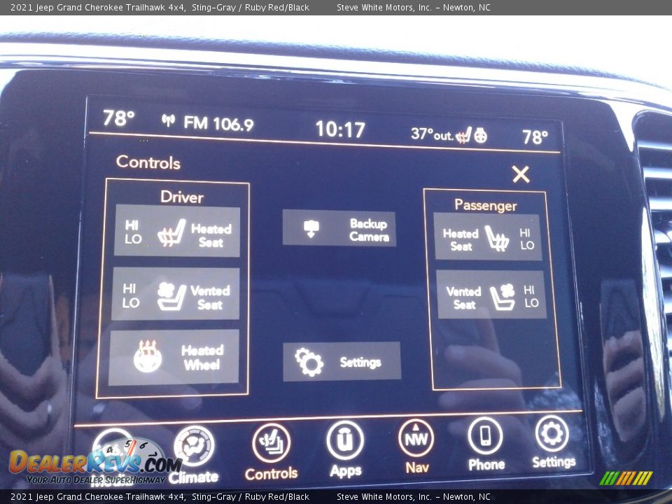 2021 Jeep Grand Cherokee Trailhawk 4x4 Sting-Gray / Ruby Red/Black Photo #26