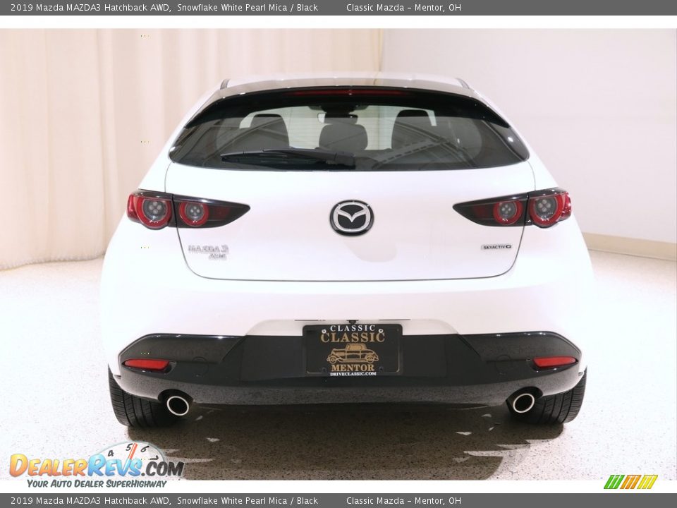 2019 Mazda MAZDA3 Hatchback AWD Snowflake White Pearl Mica / Black Photo #16