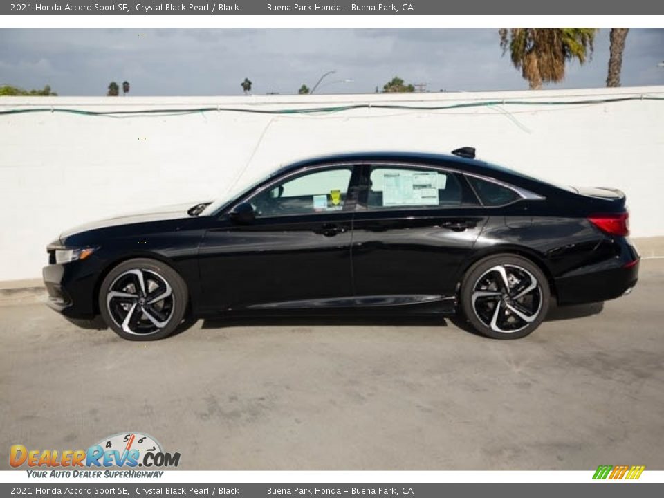 2021 Honda Accord Sport SE Crystal Black Pearl / Black Photo #4