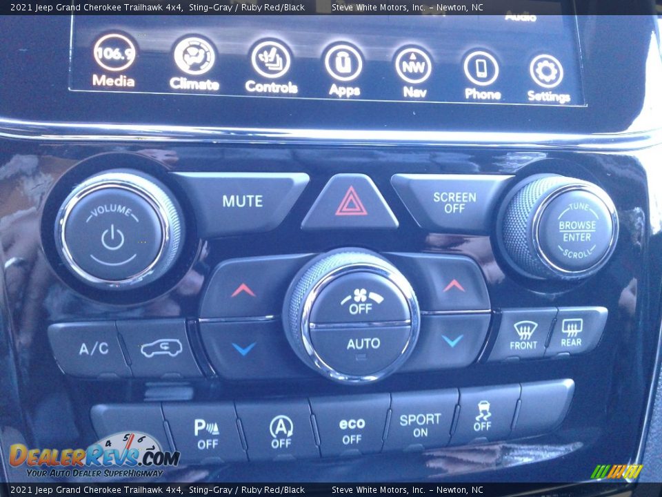 2021 Jeep Grand Cherokee Trailhawk 4x4 Sting-Gray / Ruby Red/Black Photo #28