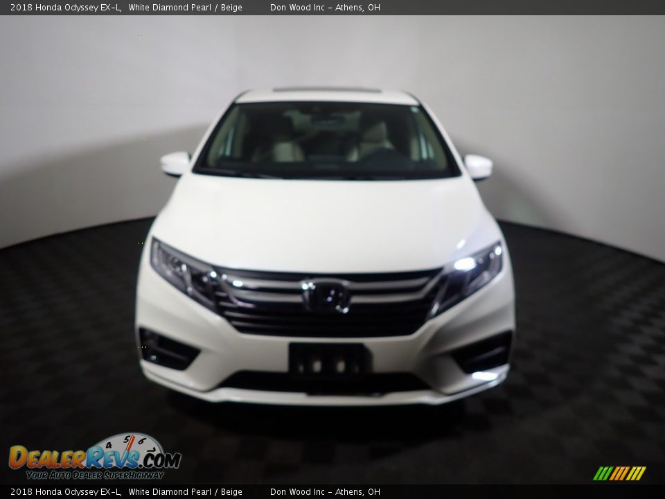 2018 Honda Odyssey EX-L White Diamond Pearl / Beige Photo #4