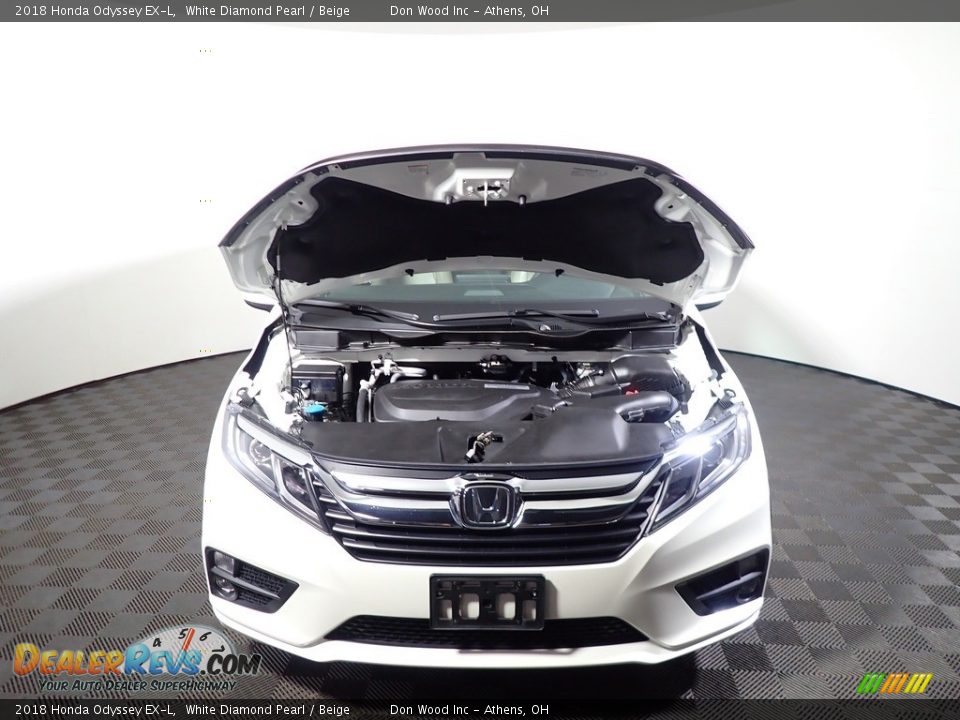 2018 Honda Odyssey EX-L White Diamond Pearl / Beige Photo #5