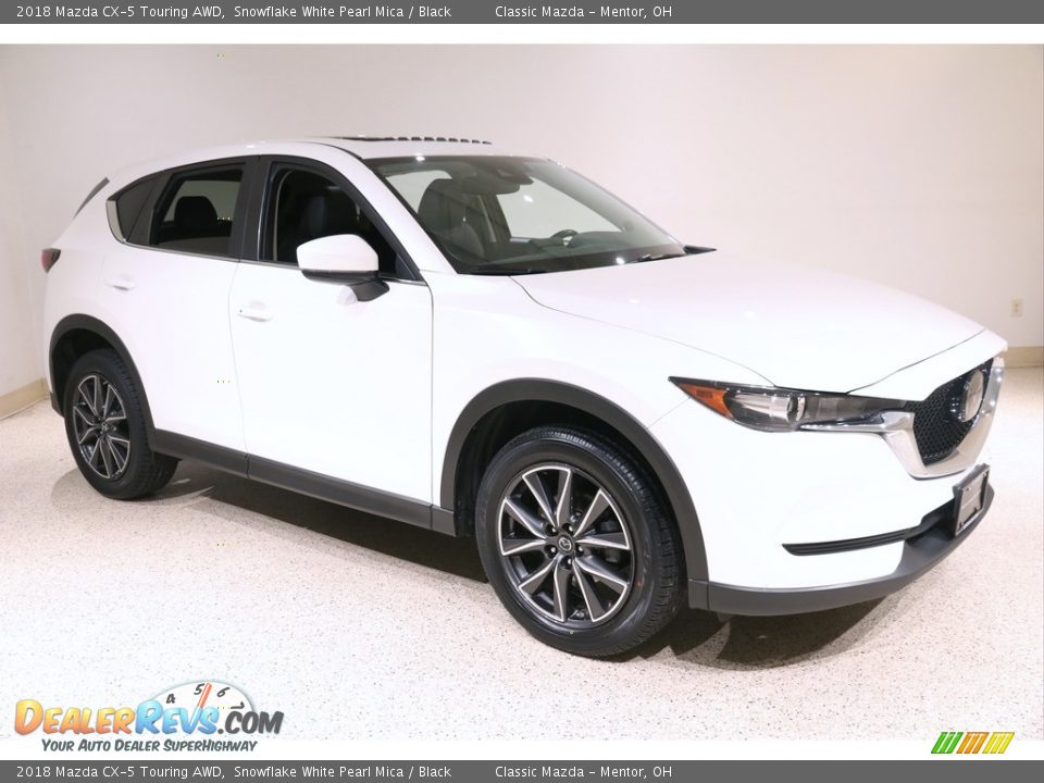 2018 Mazda CX-5 Touring AWD Snowflake White Pearl Mica / Black Photo #1