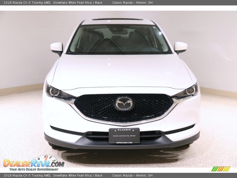 2018 Mazda CX-5 Touring AWD Snowflake White Pearl Mica / Black Photo #2