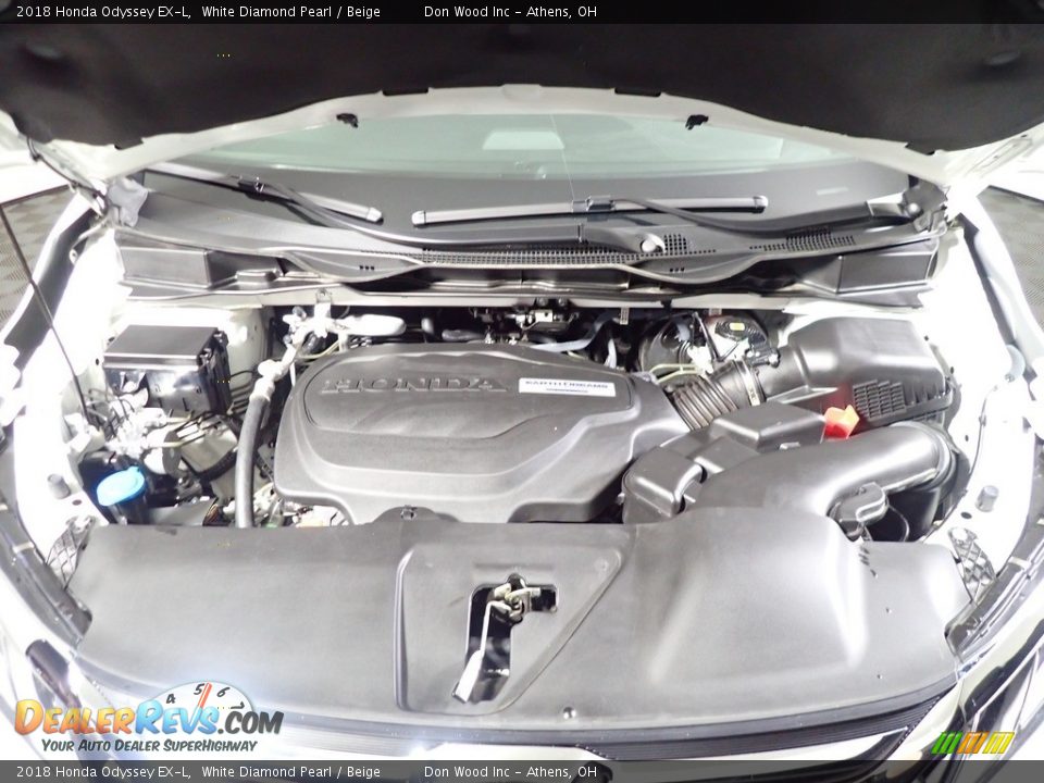 2018 Honda Odyssey EX-L White Diamond Pearl / Beige Photo #6