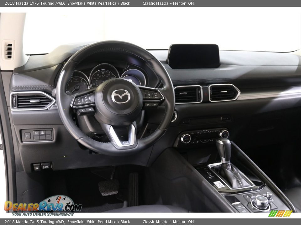 2018 Mazda CX-5 Touring AWD Snowflake White Pearl Mica / Black Photo #6