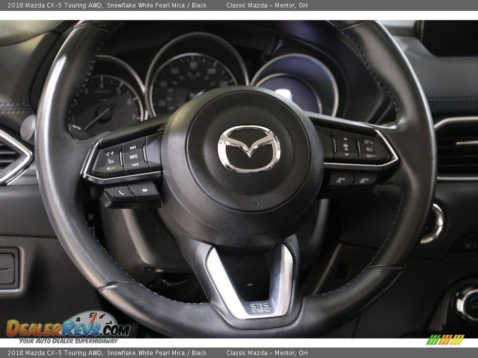 2018 Mazda CX-5 Touring AWD Snowflake White Pearl Mica / Black Photo #7