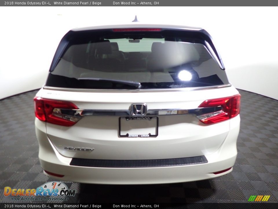 2018 Honda Odyssey EX-L White Diamond Pearl / Beige Photo #11