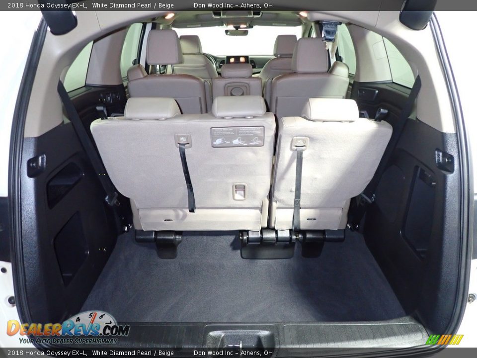 2018 Honda Odyssey EX-L White Diamond Pearl / Beige Photo #13