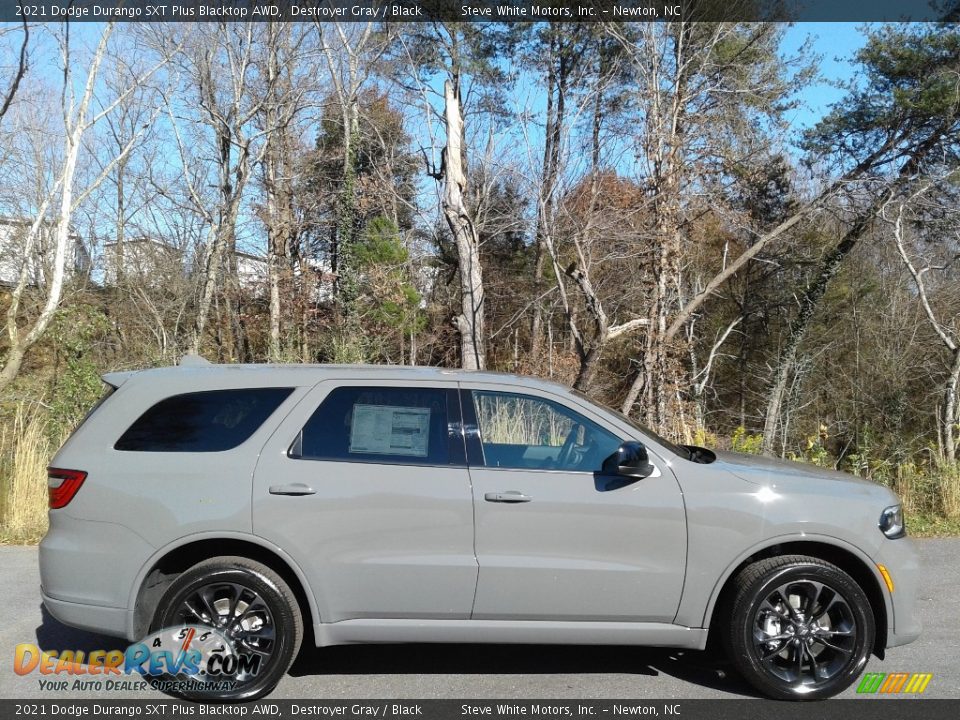 Destroyer Gray 2021 Dodge Durango SXT Plus Blacktop AWD Photo #5