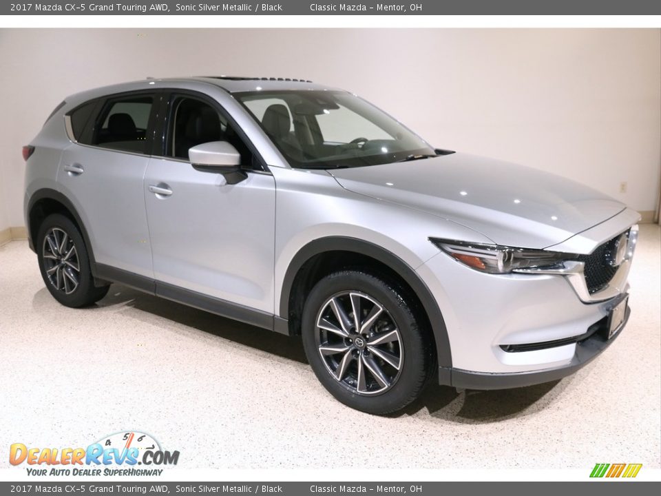2017 Mazda CX-5 Grand Touring AWD Sonic Silver Metallic / Black Photo #1