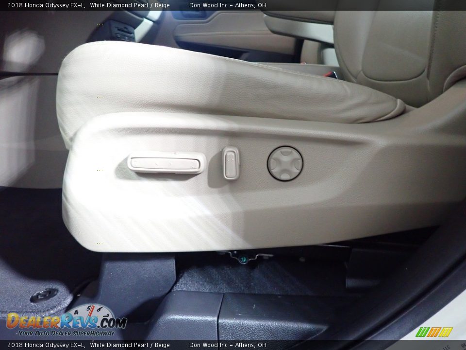 2018 Honda Odyssey EX-L White Diamond Pearl / Beige Photo #20