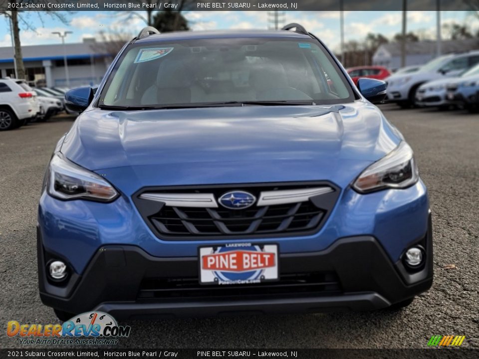 2021 Subaru Crosstrek Limited Horizon Blue Pearl / Gray Photo #3