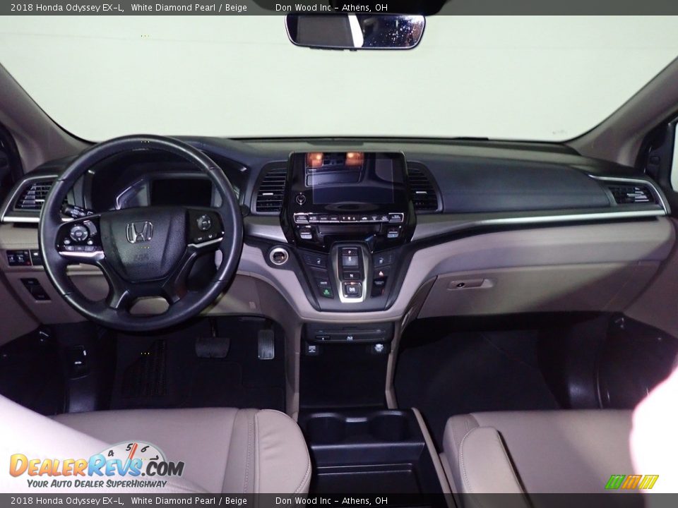 2018 Honda Odyssey EX-L White Diamond Pearl / Beige Photo #21