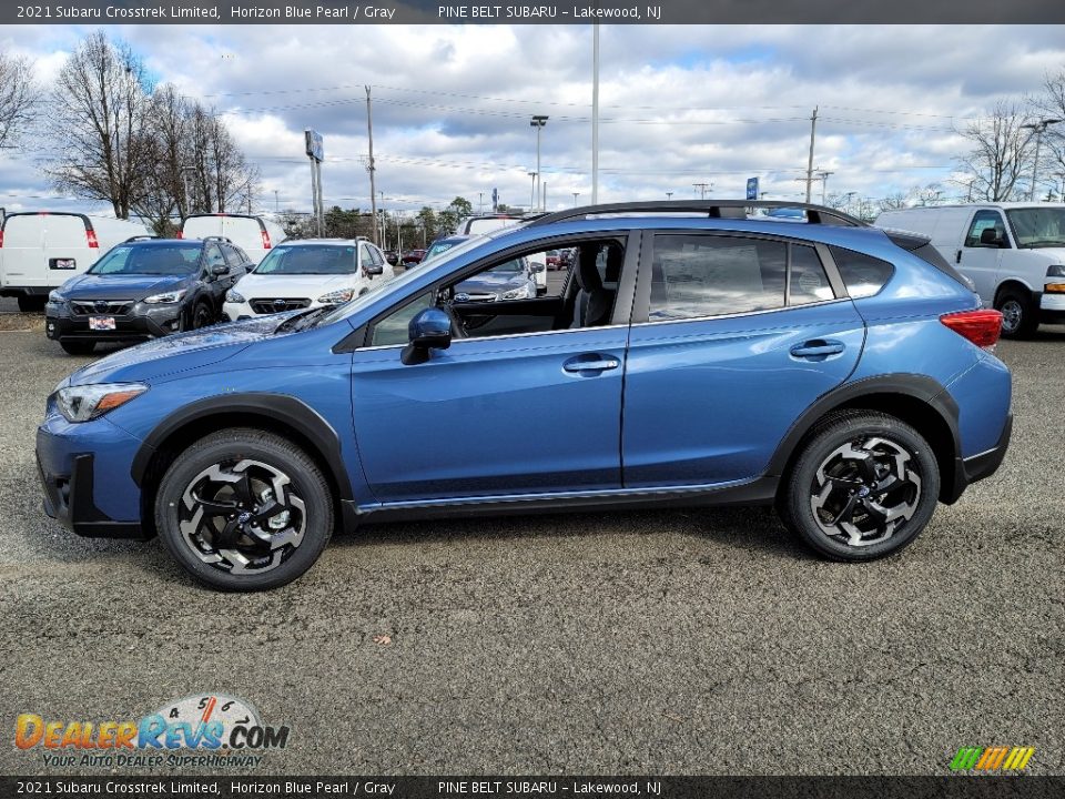 2021 Subaru Crosstrek Limited Horizon Blue Pearl / Gray Photo #4