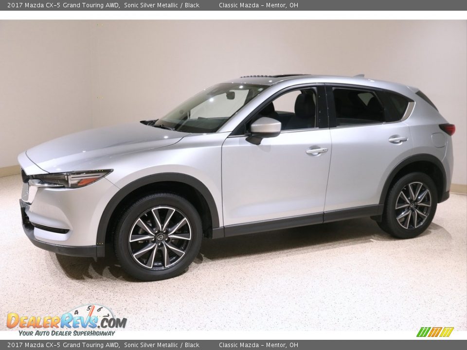 2017 Mazda CX-5 Grand Touring AWD Sonic Silver Metallic / Black Photo #3