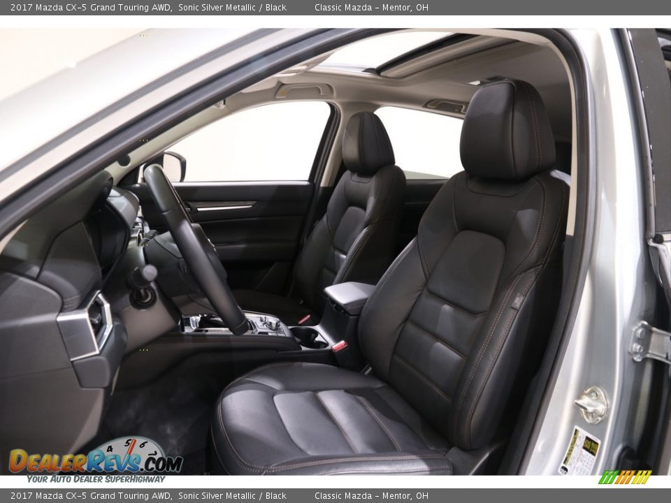 2017 Mazda CX-5 Grand Touring AWD Sonic Silver Metallic / Black Photo #5