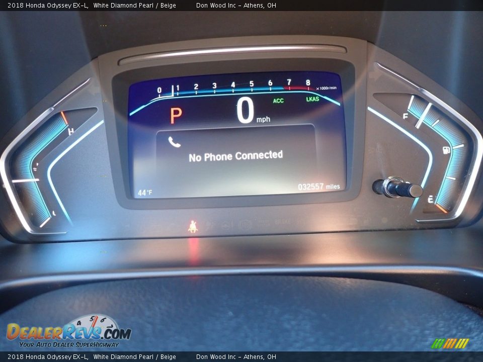 2018 Honda Odyssey EX-L White Diamond Pearl / Beige Photo #23