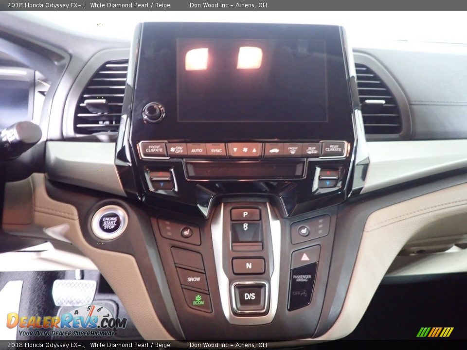 2018 Honda Odyssey EX-L White Diamond Pearl / Beige Photo #25