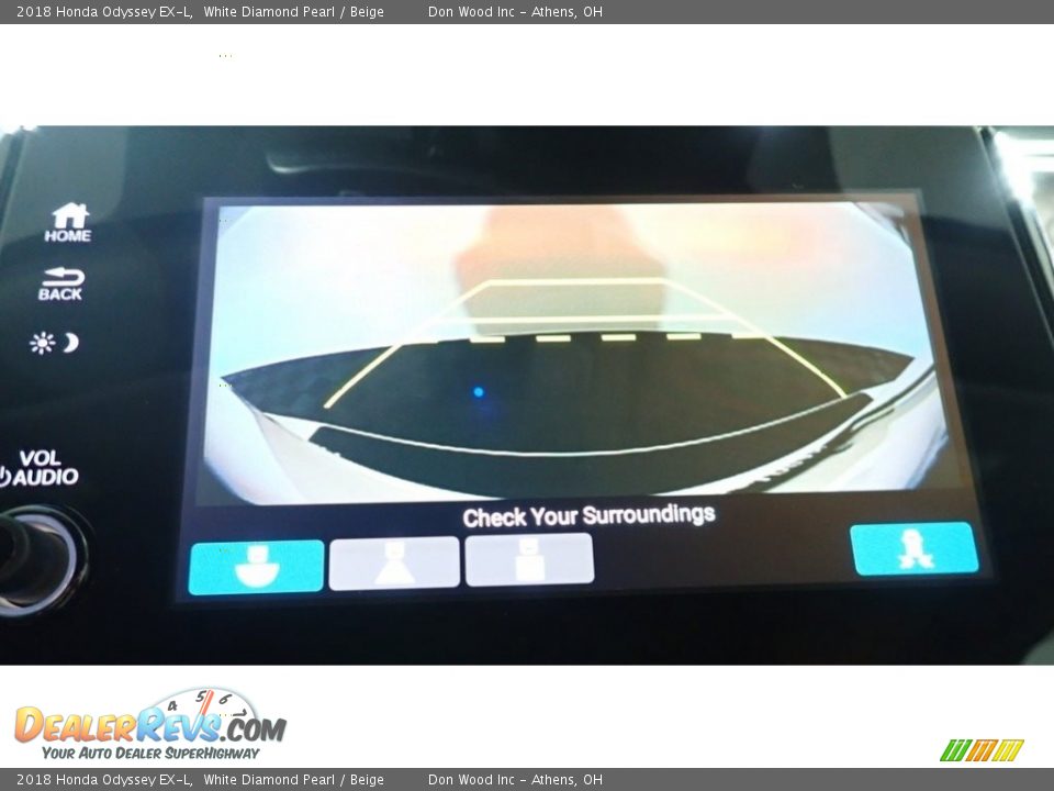 2018 Honda Odyssey EX-L White Diamond Pearl / Beige Photo #28