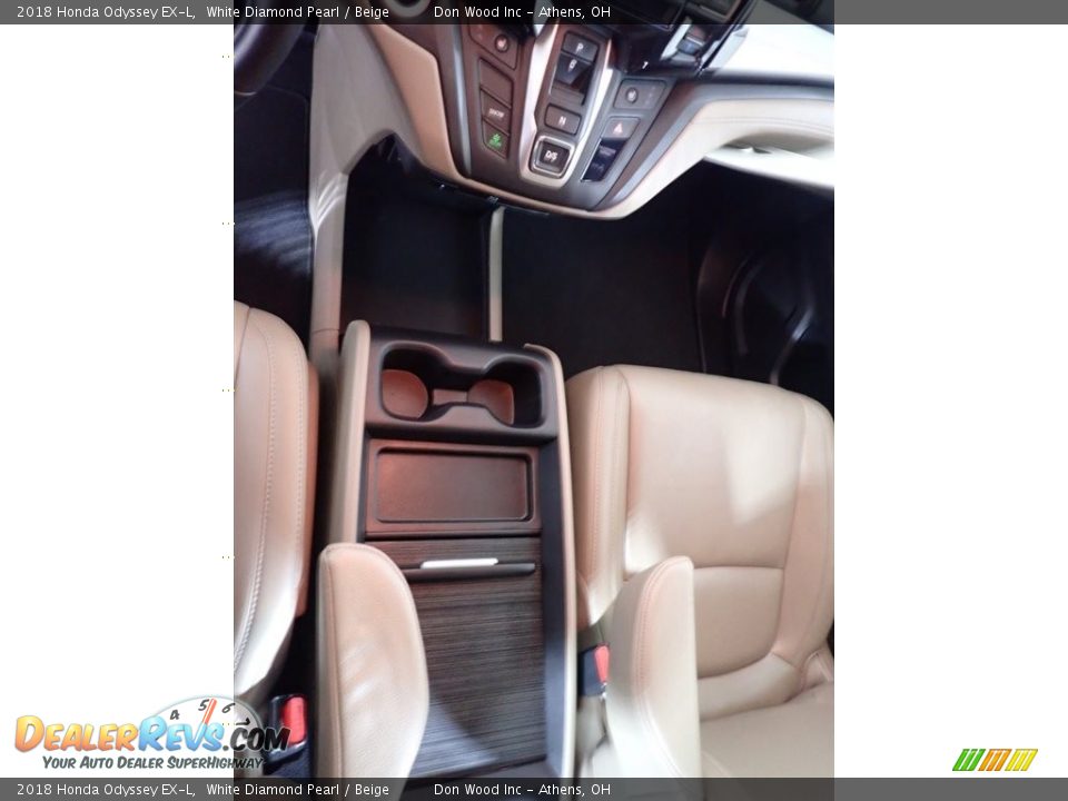 2018 Honda Odyssey EX-L White Diamond Pearl / Beige Photo #29