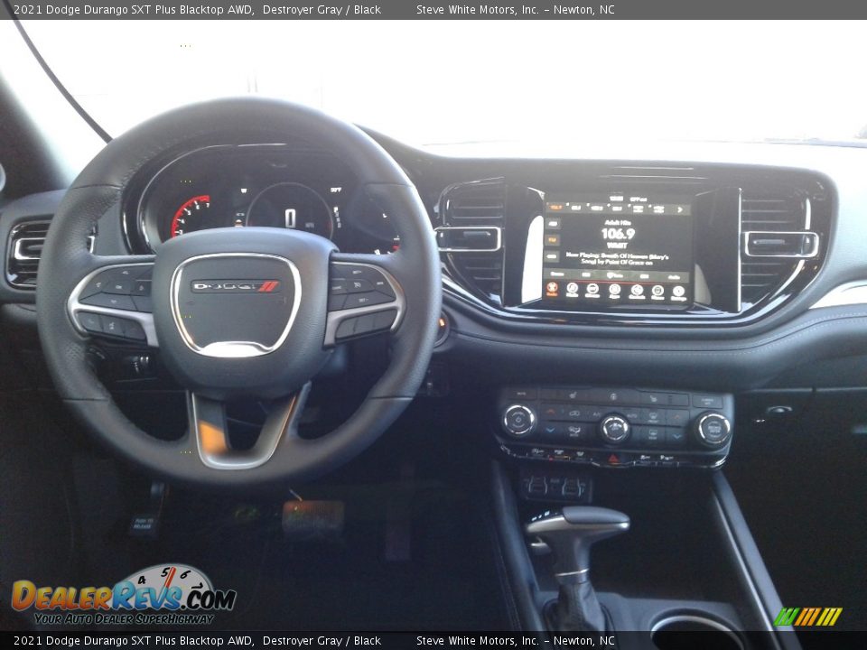 Dashboard of 2021 Dodge Durango SXT Plus Blacktop AWD Photo #19